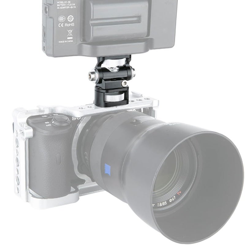 NICEYRIG حامل شاشة NICEYRIG DSLR لتركيب ARRI، إمالة 180° ودوران 360° دعم لحامل شاشة 5'' 7'' لكاميرا القفص، المثبتات - 339 - Image 5